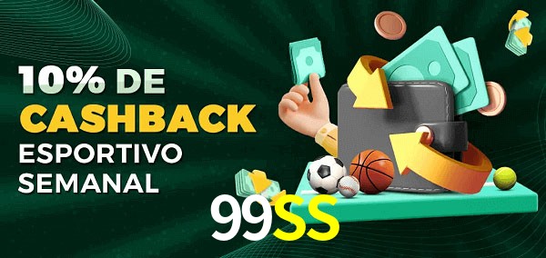 10% de bônus de cashback na 99SS